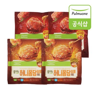 [생산직송] 풀무원 허니퐁당달콤치킨2개+매콤치킨2개
