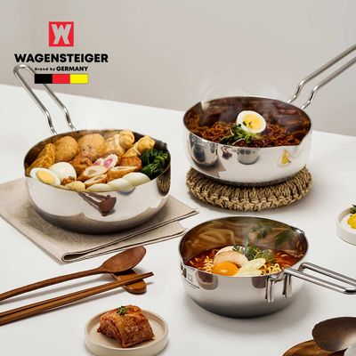 인덕션 겸용 통3중 눈금 표시 올스텐 냄비 3종세트