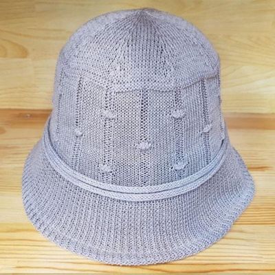 [애슬릿]간절기 두줄 니트 커플 여행 버킷햇 벙거지