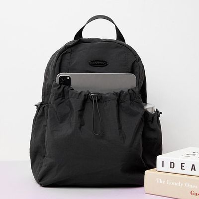 아트박스 쿨키즈 스트링 포켓 백팩 블랙