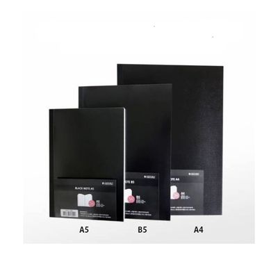 꿈드림22 옥스포드노트 블랙 A4 제본노트 80매 8mm