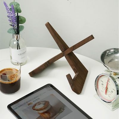 단단한 원목 우드 책 서재 거치대 독서대