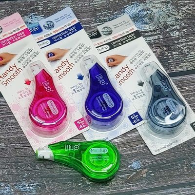Lifub 일본산 원단 사용 미니펍 수정테이프 4개