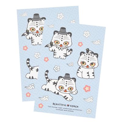 아트박스 뷰티풀코리아 호작도 엽서 2매입
