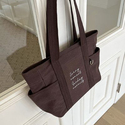 Day pocket shoulder bag_brown