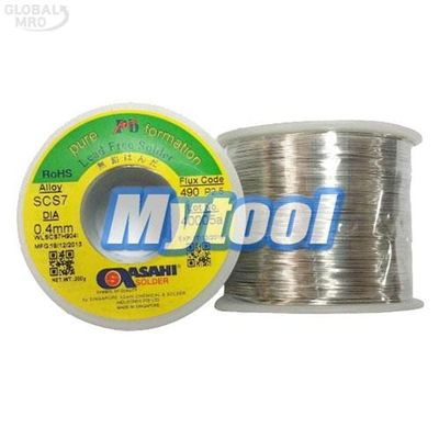 SINGAPOREASAH 싱가포르아사히 무연납 SCS7 Core Wire 0.8mm(P3.5) 실리콘납 실리콘무연납(WFJ6JW8)