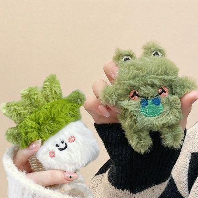 에어팟 3 2 1 프로 채소파 개구리 털 인형 젤리케이스