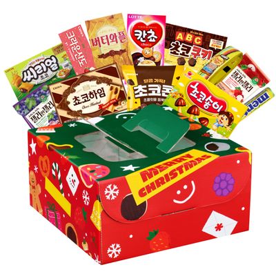 스낵24 메리 크리스마스 스위트 케이크과자선물세트