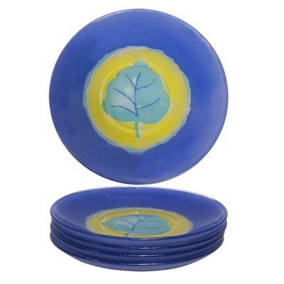 ARC  FRANCE COBALT GARDEN SAUCER(2P)