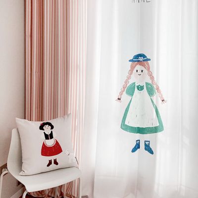 [드로잉에이미] 빨간 머리 앤 커튼