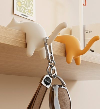 고양이 책상 가방 걸이 다용도 후크 고리 행거 거치