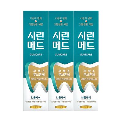 시린메드 검케어 민트 잇몸케어 치약 100g 3개