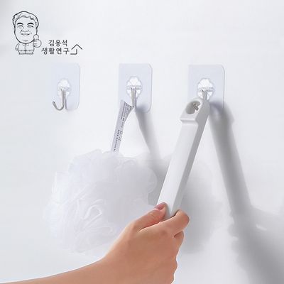 초강력 매직후크 10P 무타공 접착식 다용도 걸이