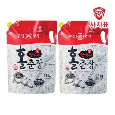 [사자표]중찬명가 찍어먹는 양파애 홀춘장 2.5kg x2개