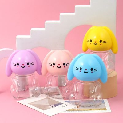 PVC용기 (손잡이 토끼얼굴과 몸통) 300ml (색상혼합) (10개 묶음)(WFLQ6C4)