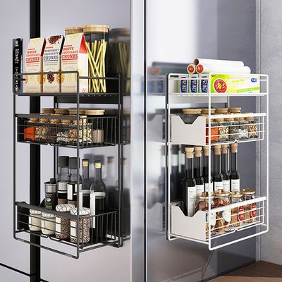 냉장고 자석 슬라이드 선반 주방선반 사이드 R584-O