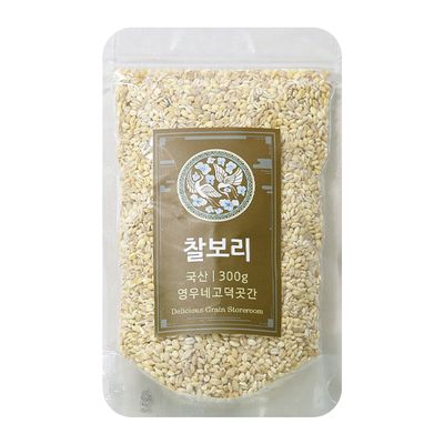 [고덕곳간] 국내산 찰보리 300gx3개
