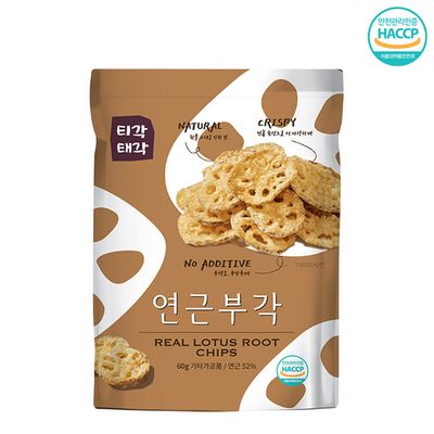 [맛다움] 속초명물 바삭바삭 연근 부각 60gx3개