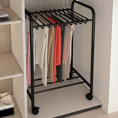 튼튼한 조립식 철제 이동식 옷걸이 바지 행거 걸이