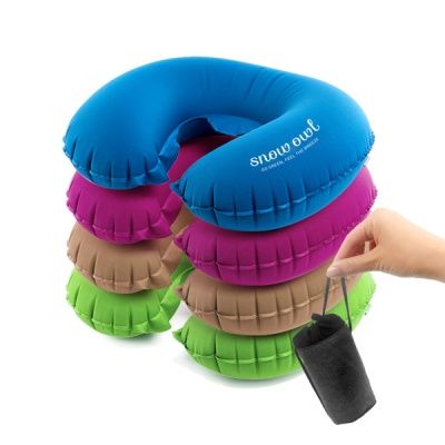 스노우아울 포터블 에어 목 베개 쿠션/초경량베개/에어베개/여행용목베개/목쿠션/캠핑쿠션/캠핑베개/휴대용베개