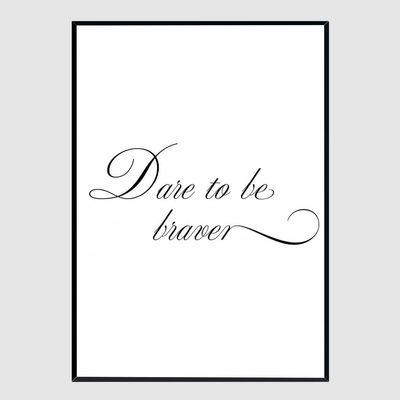 소품액자 Dare to be braver A3사이즈(WFGP0O5)