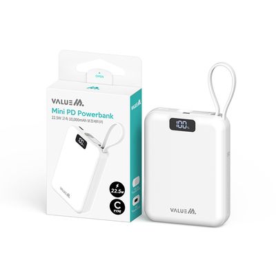 VM 케이블 일체형 미니 보조배터리 22.5W 10000mAh