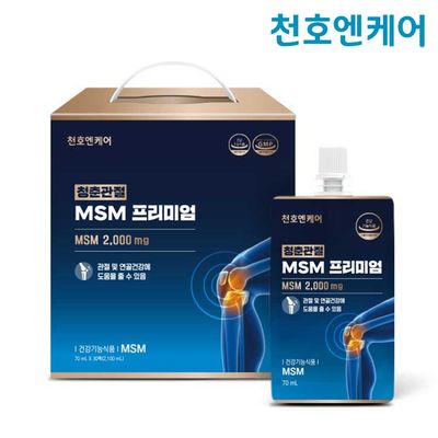 [천호엔케어] 청춘관절 MSM 프리미엄 70ml * 30포
