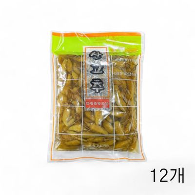 WL 원효 산고추 500g X 12개 고추절임 대용량 업소용식자재 절임반찬 고추장아찌 고추피클(WFLPR8G)