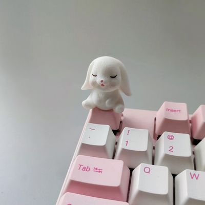 키캡-래빗 기계식 키보드 꾸미기 커스텀 포인트