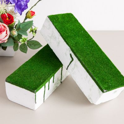 직사각 스티로폼 오아시스대체 그린 고강도 30x10x7cm