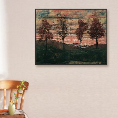 쉴레 - 네 그루의 나무들 Four Trees 
