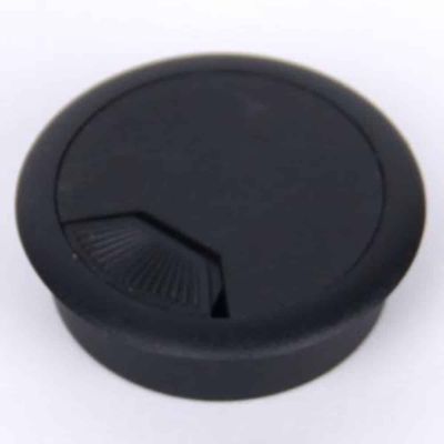 전선캡 회전형 블랙 53mm 책상전선정리 책상캡 원형커버 책상홀캡(WFNO2NV)