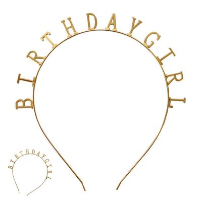 인형머리띠 크리스마스 이벤트 헤어밴드 생일파티 벌스데이걸 골드(WFPFX1D)