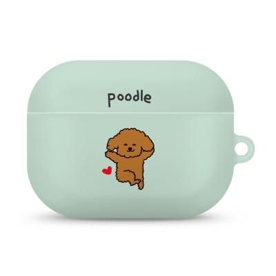 에어팟프로 하드 케이스 푸들(키링포함)