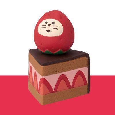 concombre 딸기고양이달마 초코케이크