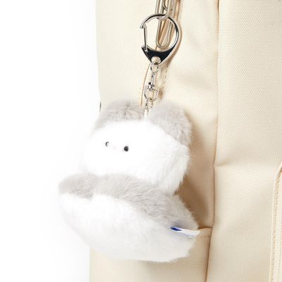 아트박스 보송고양이 엎드린 키링인형