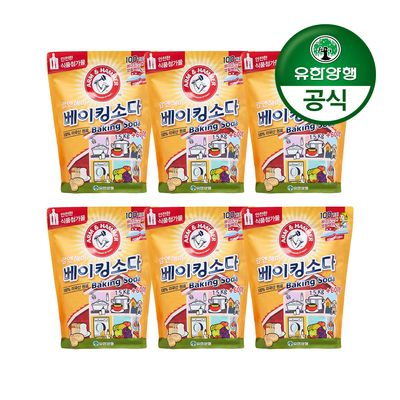 암앤해머 베이킹소다 1.5kg+600g(식품첨가물) 6개