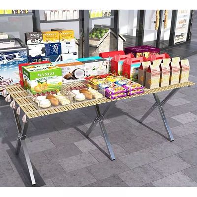 가판대 진열대 매대 선반 테이블 노점 플리마켓 이동식 매장 판매대(WFOMOXQ)