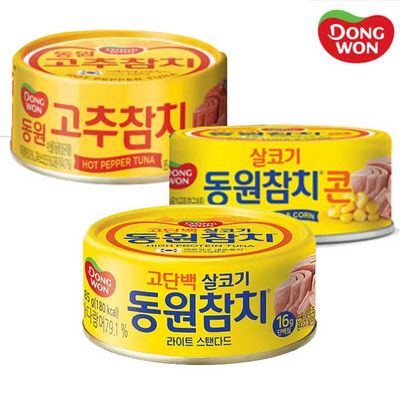 [동원]  동원 참치 3종 85g x 8캔 모음전