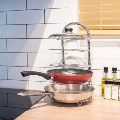 후라이팬 정리대 원형 5단/프라이팬(WFIG0UR)