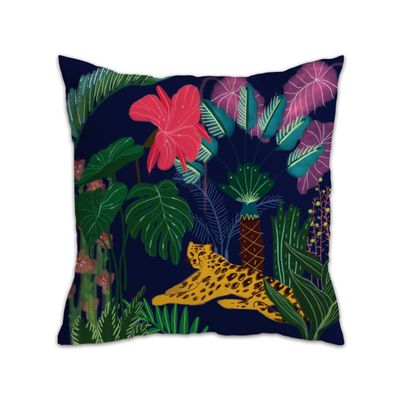 [메종엘바라] 하쿠나마타타 네이비 쿠션커버