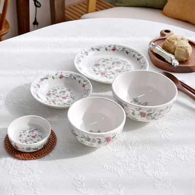 프로방스 국산 도자기 1인 식기세트 6p