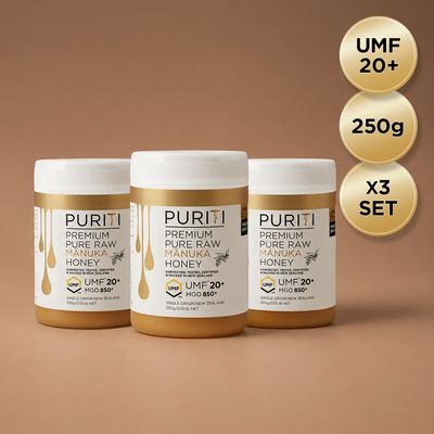 퓨리티 뉴질랜드 마누카꿀 UMF20+ MGO850 250g 3set