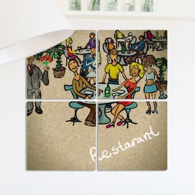 cb968-멀티액자_자유분방레스토랑