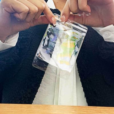 소형 포장 지퍼 폴리백 100매 백 8x12(WF504E6)