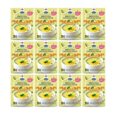 폰타나브로콜리체다치즈컵수프 60g(20gx3ct)x12