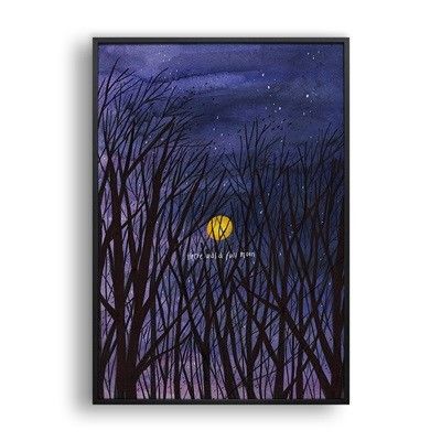 Full Moon / 일러스트 액자