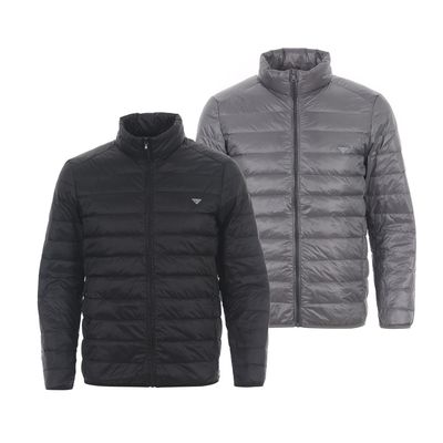 남성 스포츠 덕다운 하이넥 경량 패딩 자켓 DBC1813M