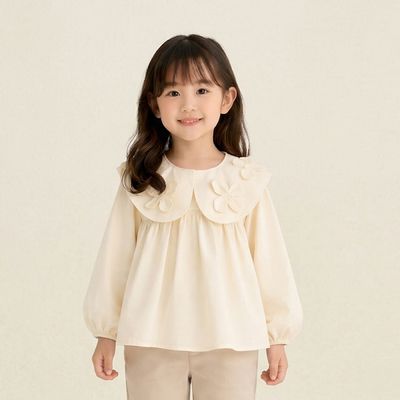 스윗버터 여아 빅카라 긴팔 블라우스 206137