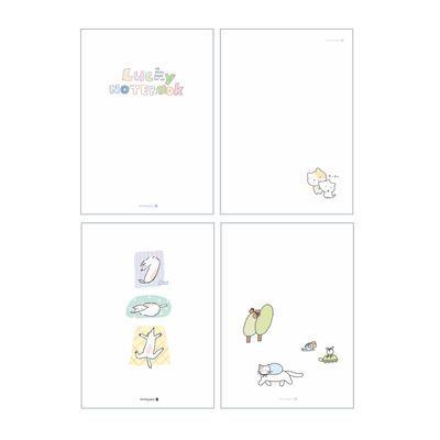 중고생 무제노트 W (깜찍발랄) (항균)